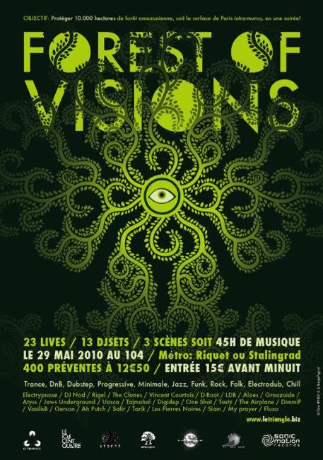 Flyer forest of visions